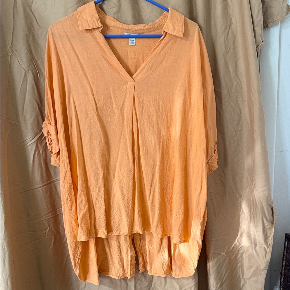 Cato Light Orange Women's Blouse